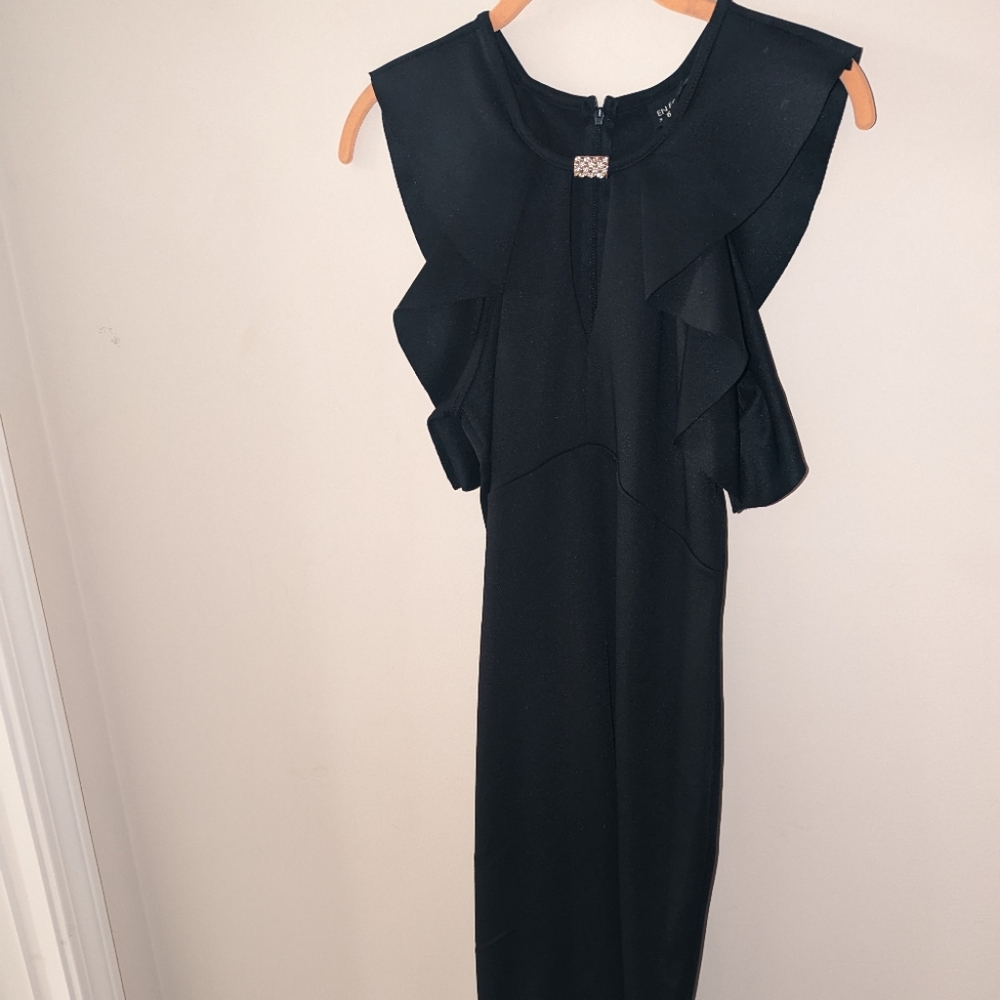 Black Formal Dress, Size 6, Excellent Quality